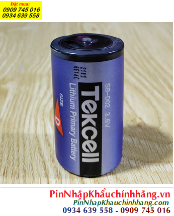 Tekcell SB-D02, Pin nuôi nguồn PLC Tekcell SB-D02 3.6v D19000mAh, Xuất xứ Hàn Quốc 